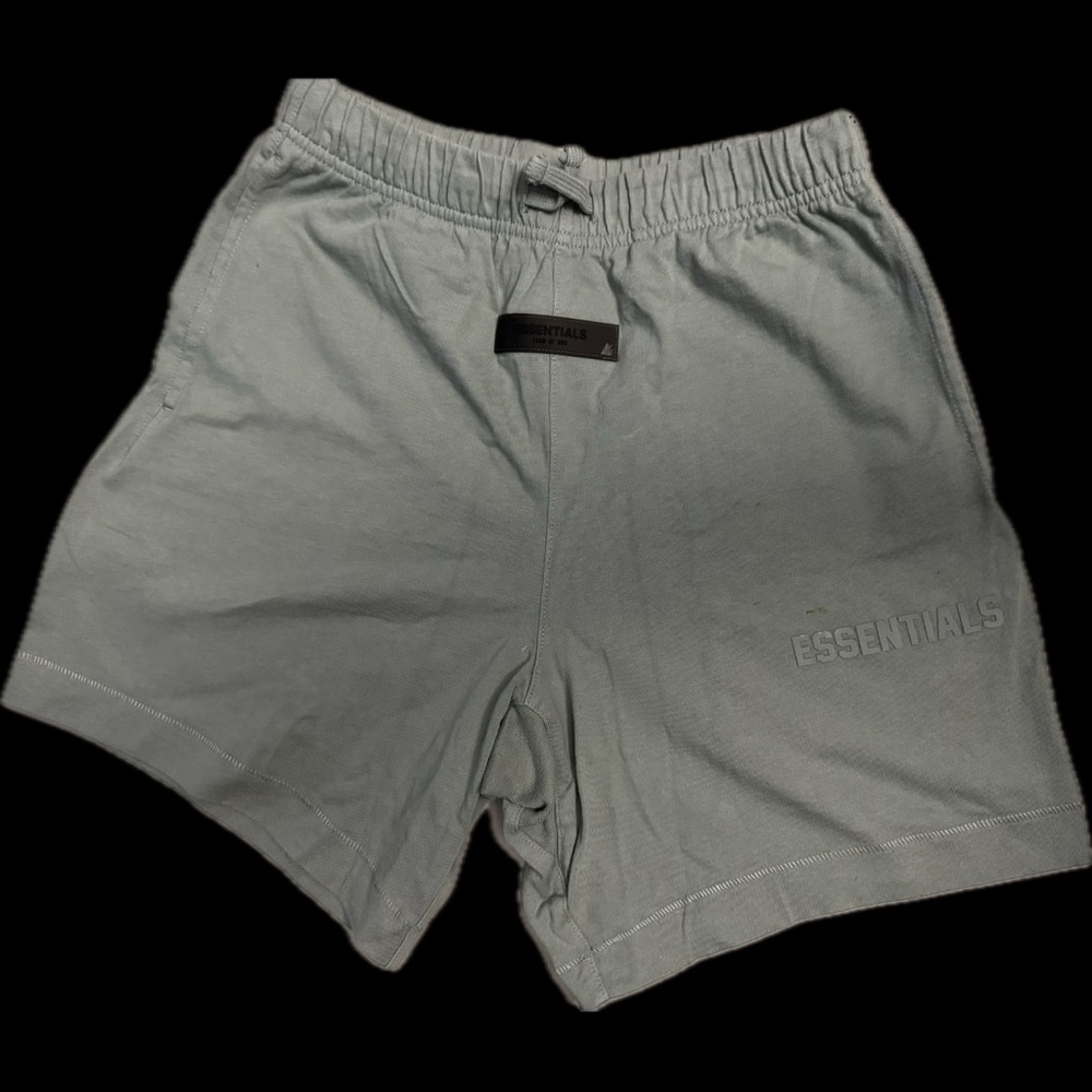 Fear of God Essentials Sycamore shorts.